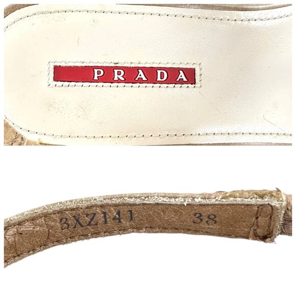 Prada Sport Wedge Sandals - Picture 7 of 8